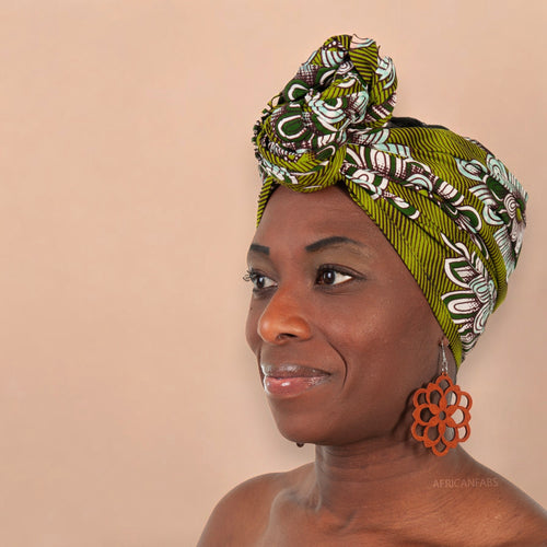 African Verde flower / headwrap