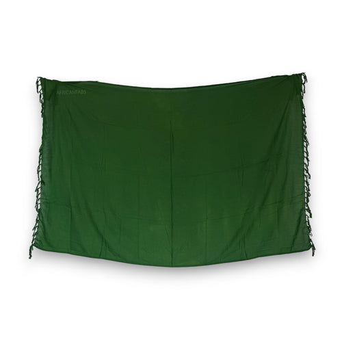 Pareo / Sarong - Falda envolvente de playa - Verde