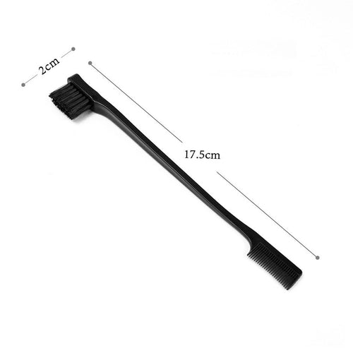 Cepillo de control de bordes / mini peine - Cepillo de bordes - Pelo de jabalí / Cepillo de pelo de bebé