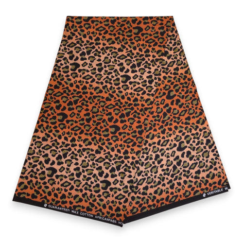 Diadema con estampado africano - Adultos - Accesorios para el cabello - Naranja Beige Leopard Spots