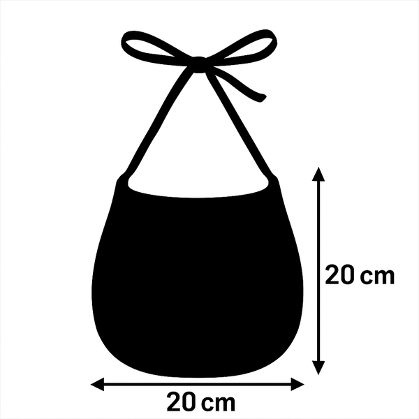 Babero para bebé con estampado africano - Negro Bogolan (Unisex)