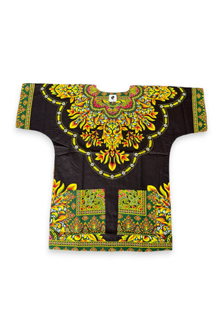 Negro Dashiki Shirt / Dashiki Dress - Top con estampado africano - Unisex