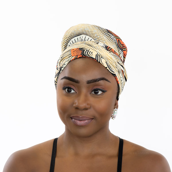 Easy headwrap - Gorro forrado de raso - Salmón