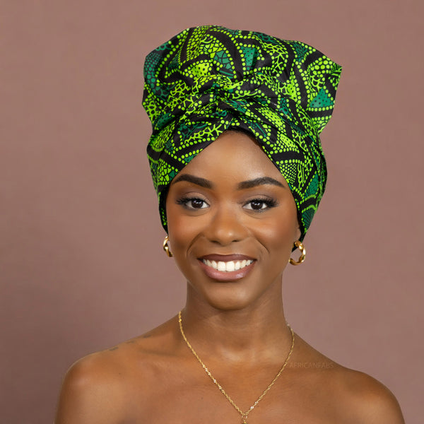 Easy headwrap - Gorro de pelo con forro satinado - Verde