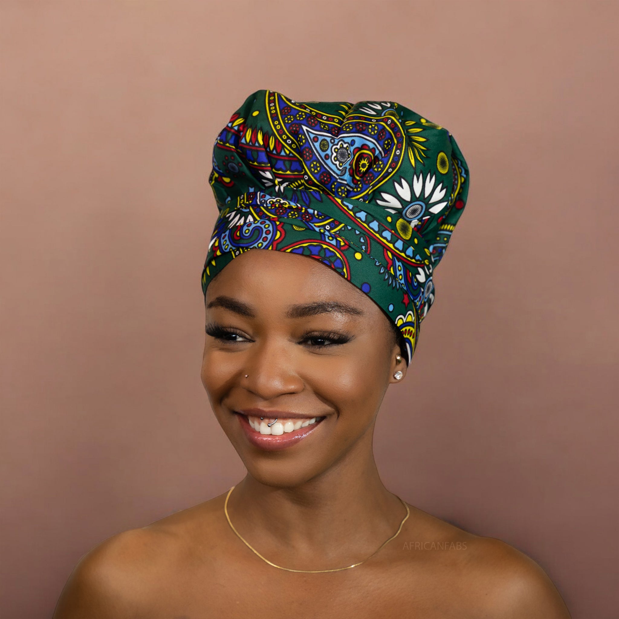 Easy headwrap - Gorro de pelo con forro de satén - Multicolor Paisley