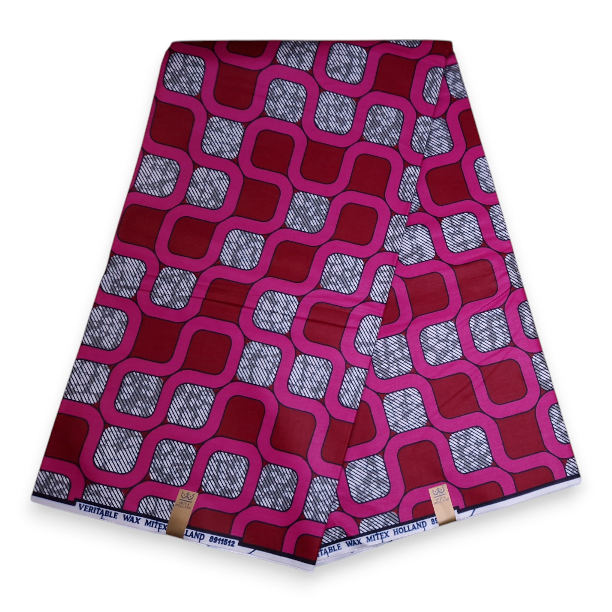 Tela estampada Wax africana - Tela Sale - Rosa FAB-SALE-003