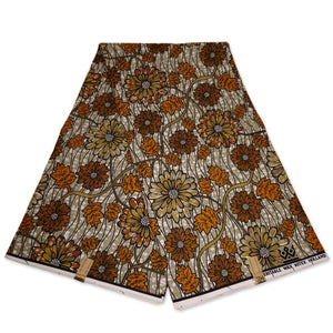 Tela estampada Wax africana - Tela Sale - FAB-SALE-019