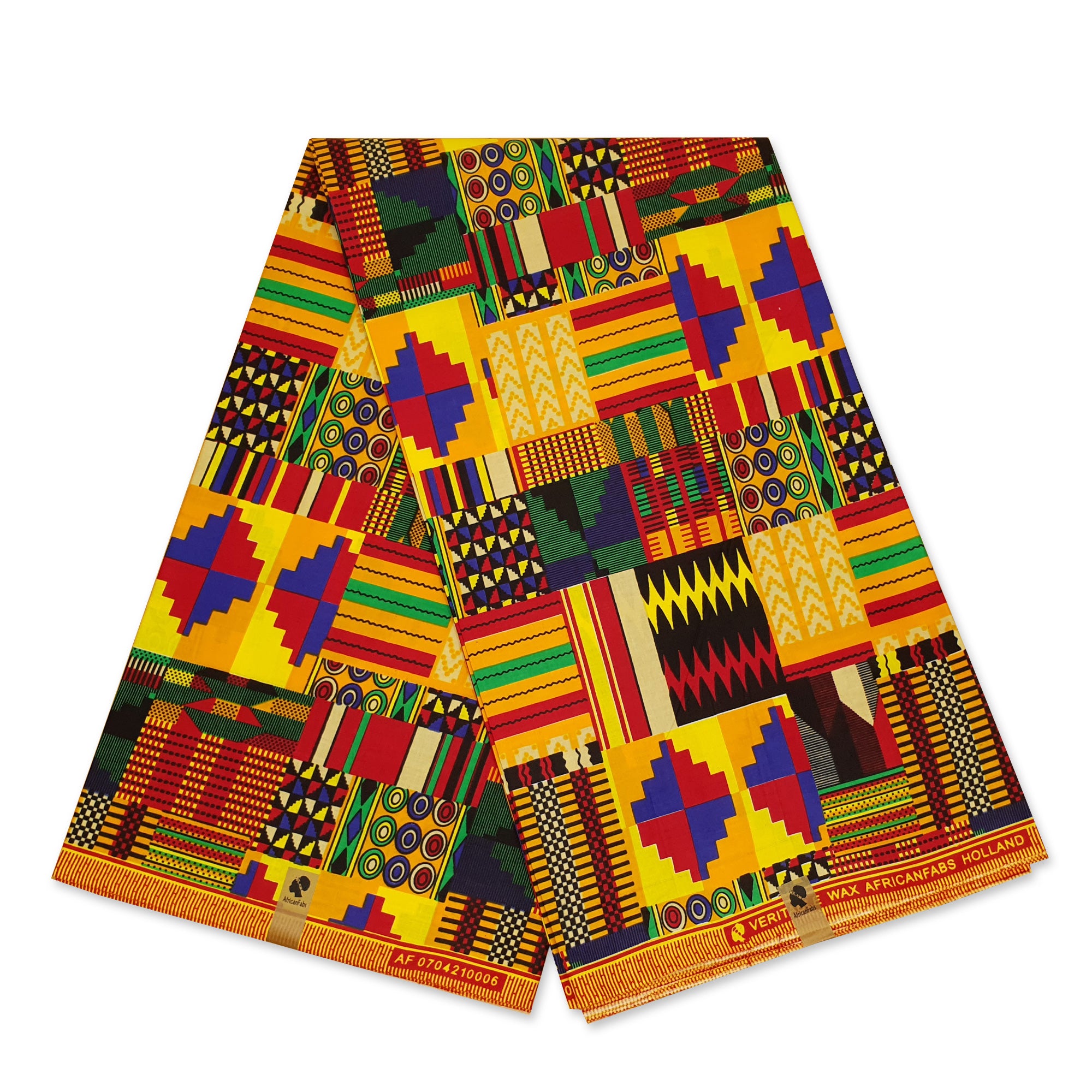 Tela estampada Wax africana - Tela Sale -FAB-SALE-027