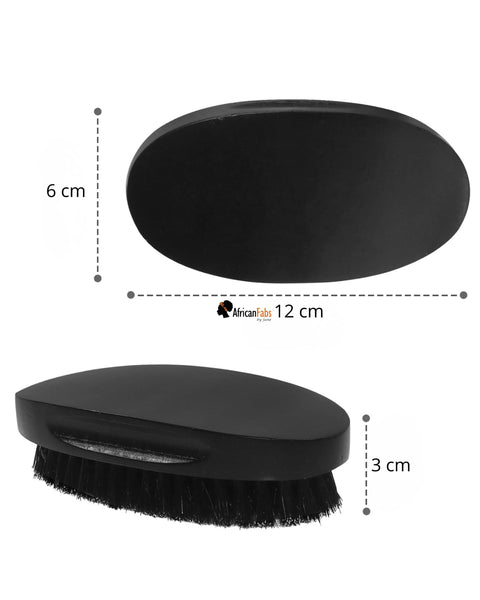 Wave Brush - Soft-Medium 360 Waves Cepillo de ondas para peinado durag cap - Negro - Unisex
