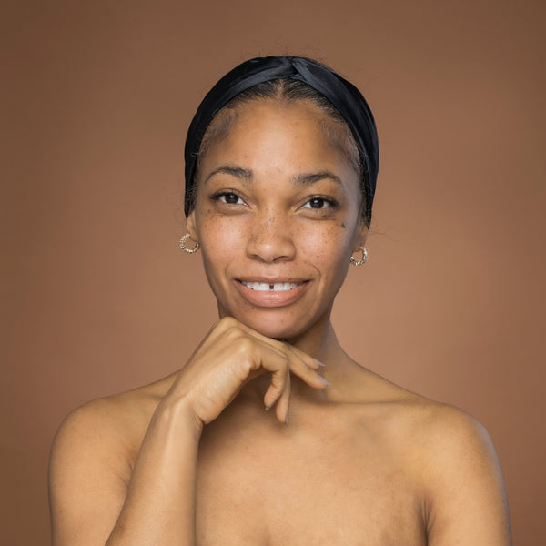 Diadema Negra Satinada - Adultos - Accesorios para el Pelo