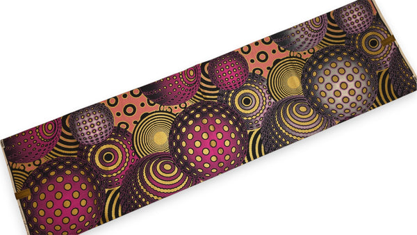 Diadema Estampado Africano - Niños - Accesorios Pelo - Rosa Oro Cosmic Orb