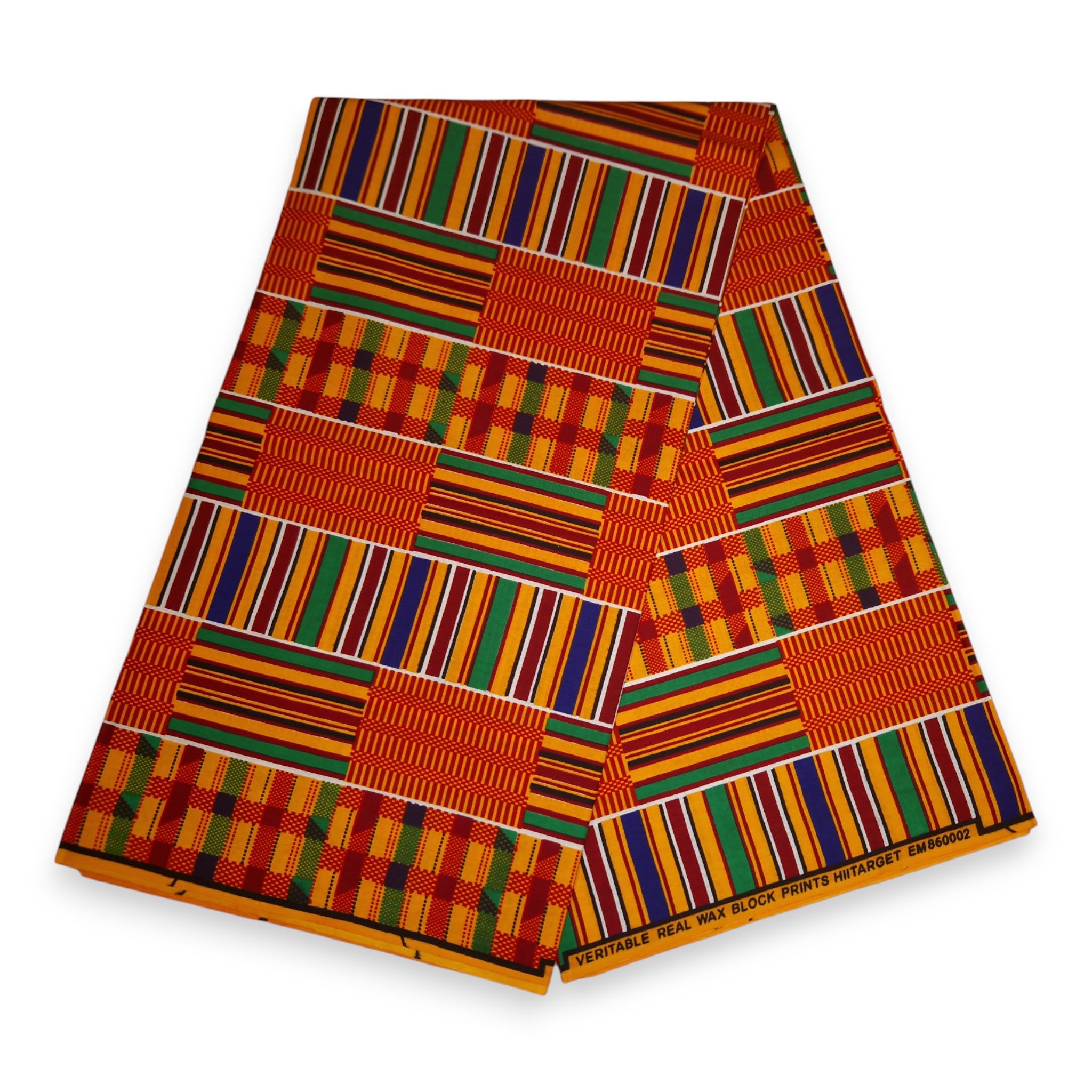 Tela estampada kente africana / tela de cera de Ghana KT-3081 - 100% Algodón