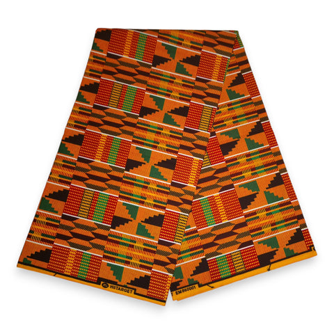 Tela estampada kente africana / tela de cera de Ghana KT-3092 - 100% Algodón