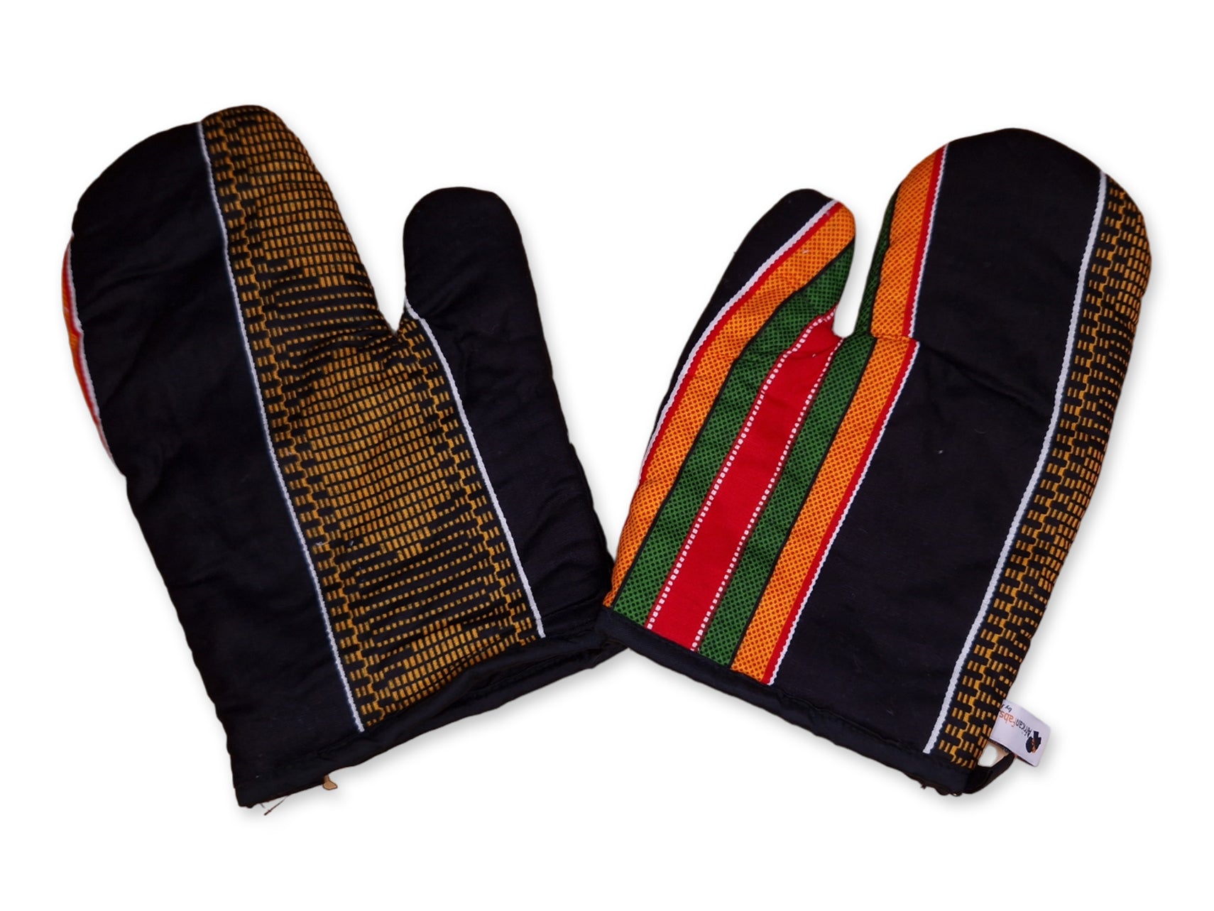 Manoplas de Horno con Estampado Africano - Estampado KENKEY Kente