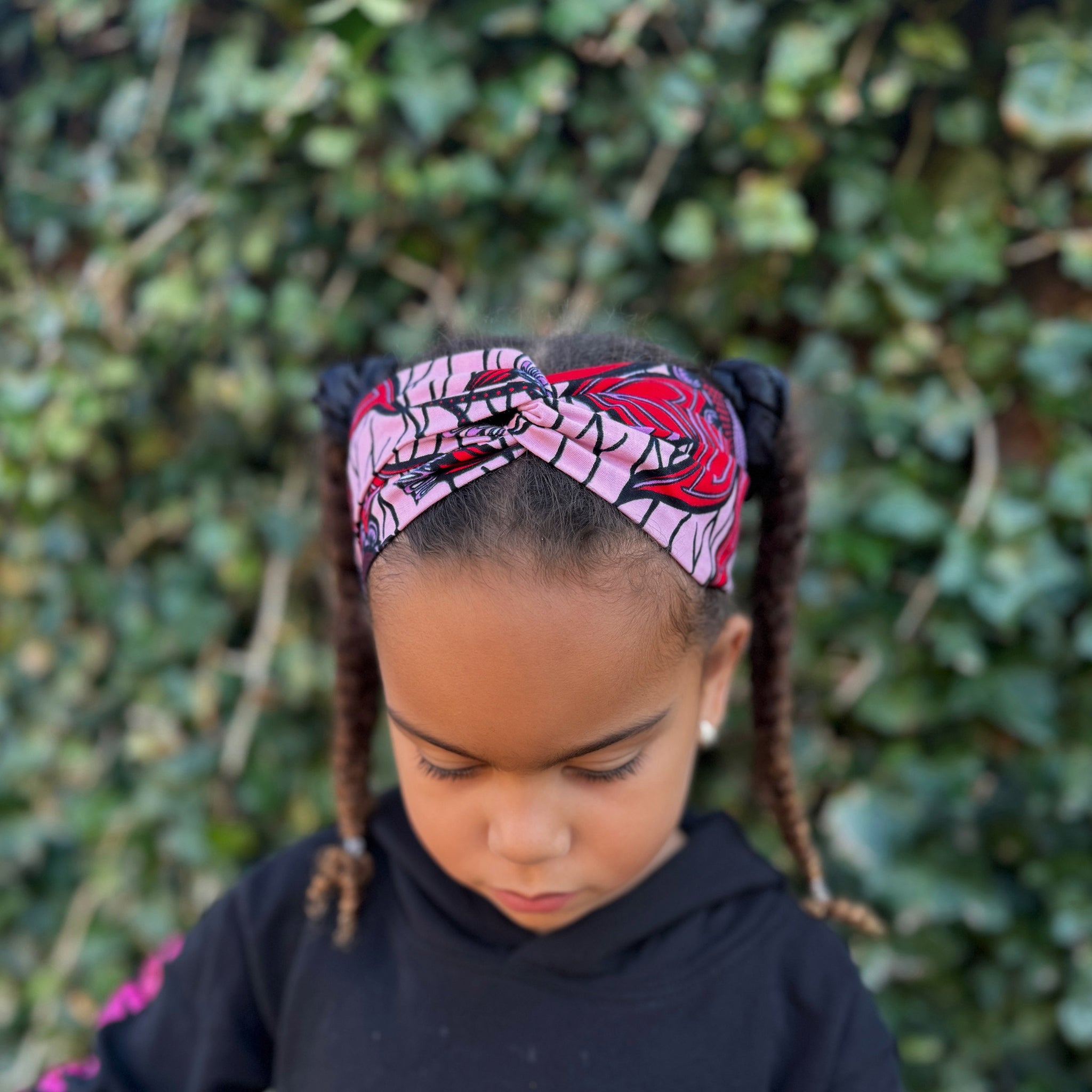 Diadema Estampado Africano - Niños - Accesorios Pelo - Rosa