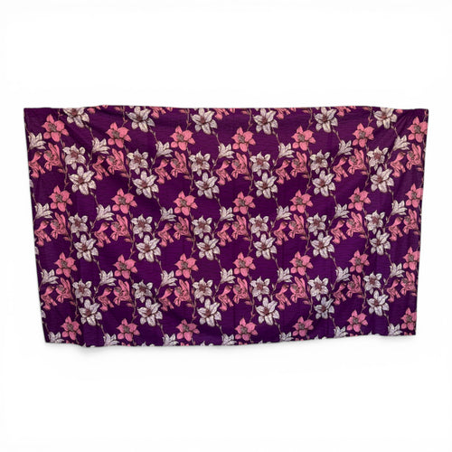 Pareo / Sarong - Falda envolvente de playa / pareo portabebés - Morado Flowers