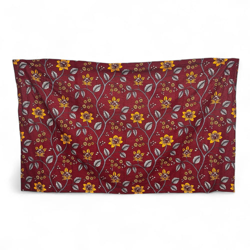 Pareo / Sarong - Falda envolvente de playa / pareo portabebés - Rojo Flower stems