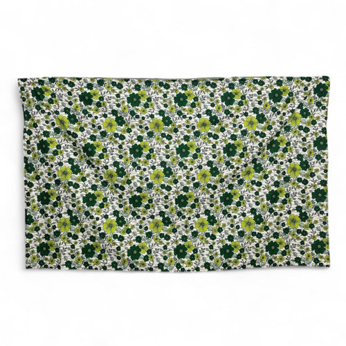 Pareo / Sarong - Falda envolvente de playa / pareo portabebés - Verde flower