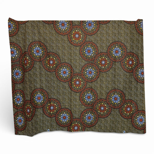 Pareo / Sarong - Falda envolvente de playa / pareo portabebés - Naranja Dotted Print