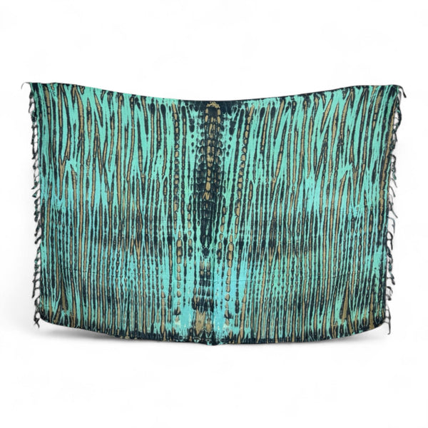 Pareo / Sarong - Falda envolvente de playa - Verde