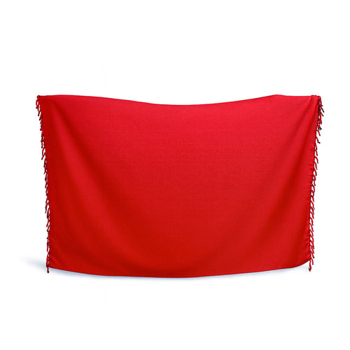 Pareo / Sarong - Falda envolvente de playa - Rojo
