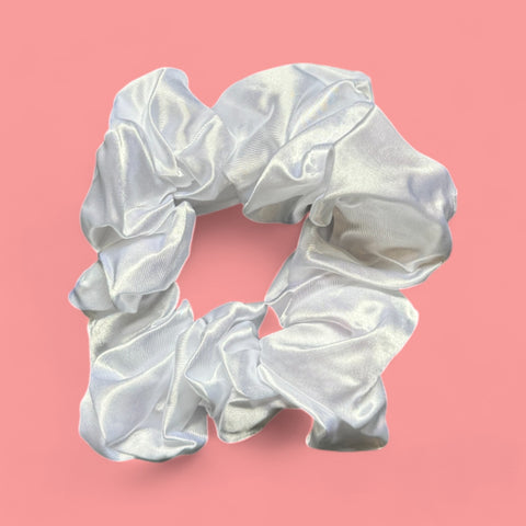 Deluxe Scrunchie Satin - Accesorios para el cabello - Blanco