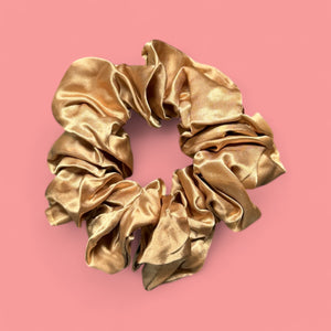 Deluxe Scrunchie Satin - Accesorios para el cabello - Caqui