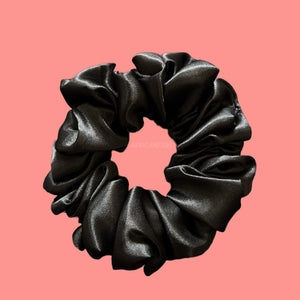 Deluxe Scrunchie Satin - Accesorios para el cabello - Negro