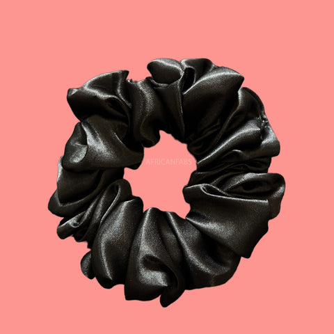 Deluxe Scrunchie Satin - Accesorios para el cabello - Negro