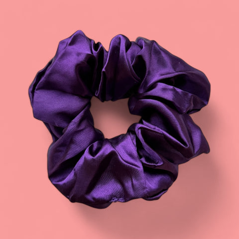 Deluxe Scrunchie Satin - Accesorios para el cabello - Púrpura