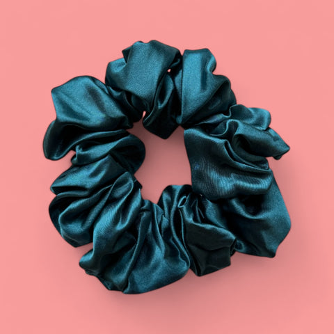 Deluxe Scrunchie Satin - Accesorios para el cabello - Verde azulado