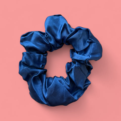 Deluxe Scrunchie Satin - Accesorios para el cabello - Azul