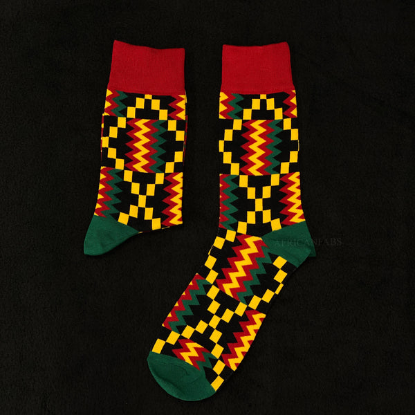 Calcetines africanos / Juego de calcetines afro OWURA en bolsa - Juego de 4 pares