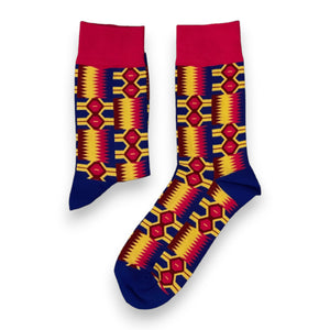 Calcetines africanos / Calcetines afro / Calcetines kente - Rosa