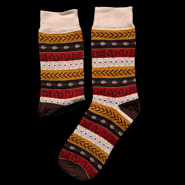 Calcetines africanos / Juego de calcetines afro BAMABARA en bolsa - Juego de 4 pares