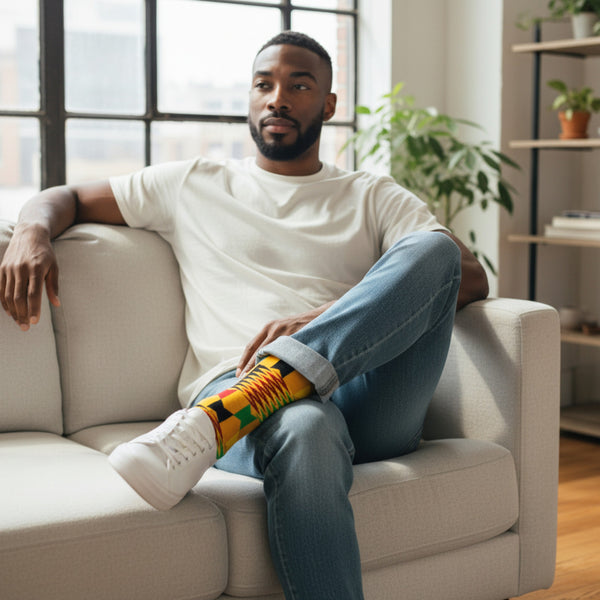 Calcetines africanos / Calcetines afro / Juego de 3 pares ISEN