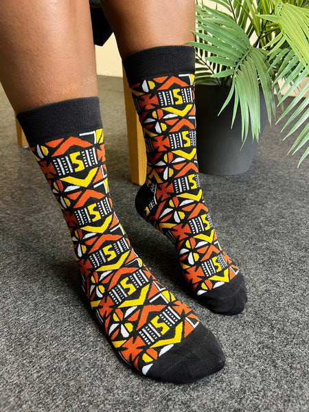 Calcetines africanos / Calcetines afro / Juego de 3 pares EHA