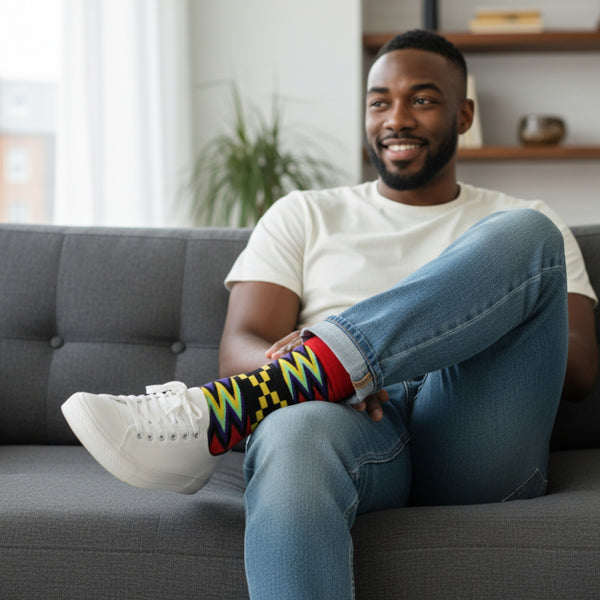 Calcetines africanos / Calcetines afro / Juego de 3 pares EHAN