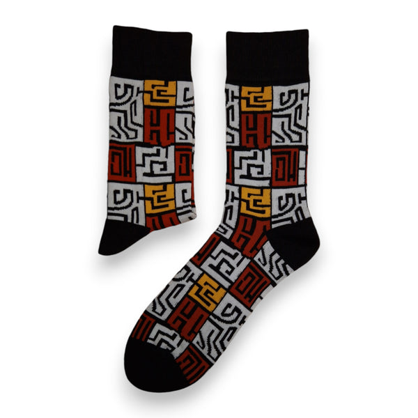 Calcetines africanos / Juego de calcetines afro MENSAH en bolsa - Juego de 5 pares