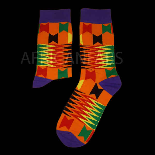 Calcetines africanos / Juego de calcetines afro SANKOFA en bolsa - Juego de 5 pares