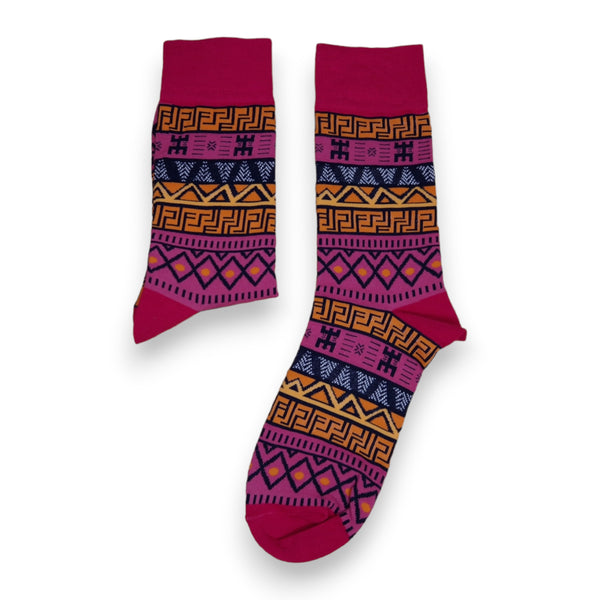 Calcetines africanos / Juego de calcetines afro SANKOFA en bolsa - Juego de 5 pares