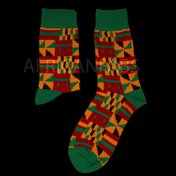 Calcetines africanos / Juego de calcetines afro AKWAABA en bolsa - Juego de 5 pares