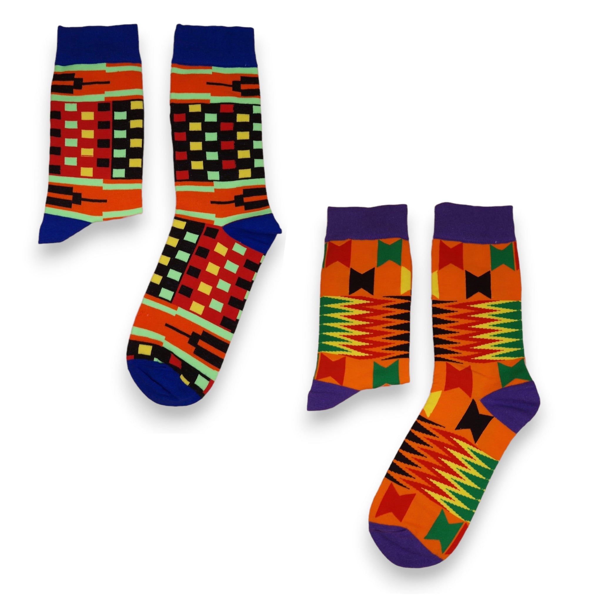 Calcetines africanos / Calcetines afro / Juego de 2 pares - SALE