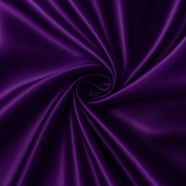 Funda de almohada de satén Morado 60 x 70 cm tamaño de almohada - Funda de almohada / funda de cojín de satén sedoso
