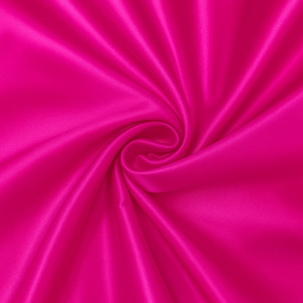 Funda de almohada de satén Fucsia 60 x 70 cm tamaño de almohada - Funda de almohada / funda de cojín de satén sedoso