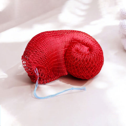 Esponja Red Africana / Red Exfoliante Africana / Esponja Sapo - Rojo