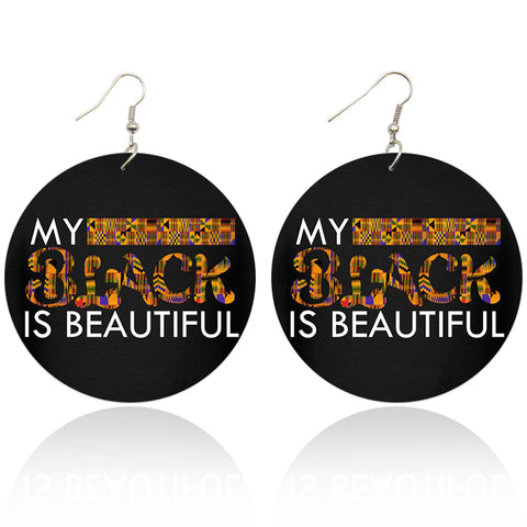 mi negro es hermoso | Pendientes de inspiración africana