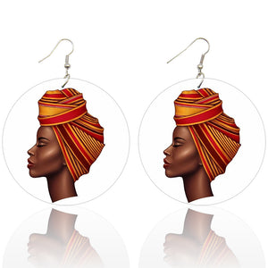 Señora de la diadema | Pendientes de inspiración africana
