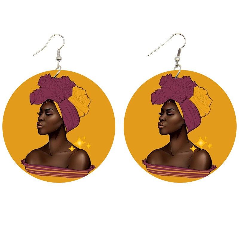 Diadema rosa mujer | Pendientes de inspiración africana