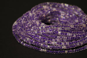 Perlas de Cintura / Cadena de Cintura Africana - UYI - Púrpura (elástico)
